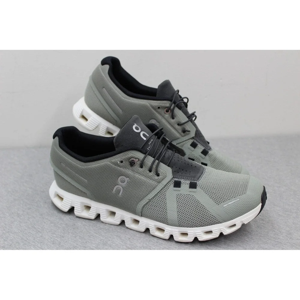 On Running Cloud 5 Mens 10 Gray Sneakers 59.98559 Low Top Lightweight - Picture 2 of 10
